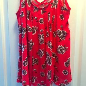 Size 0 (14) Torrid Floral Georgette Blouse